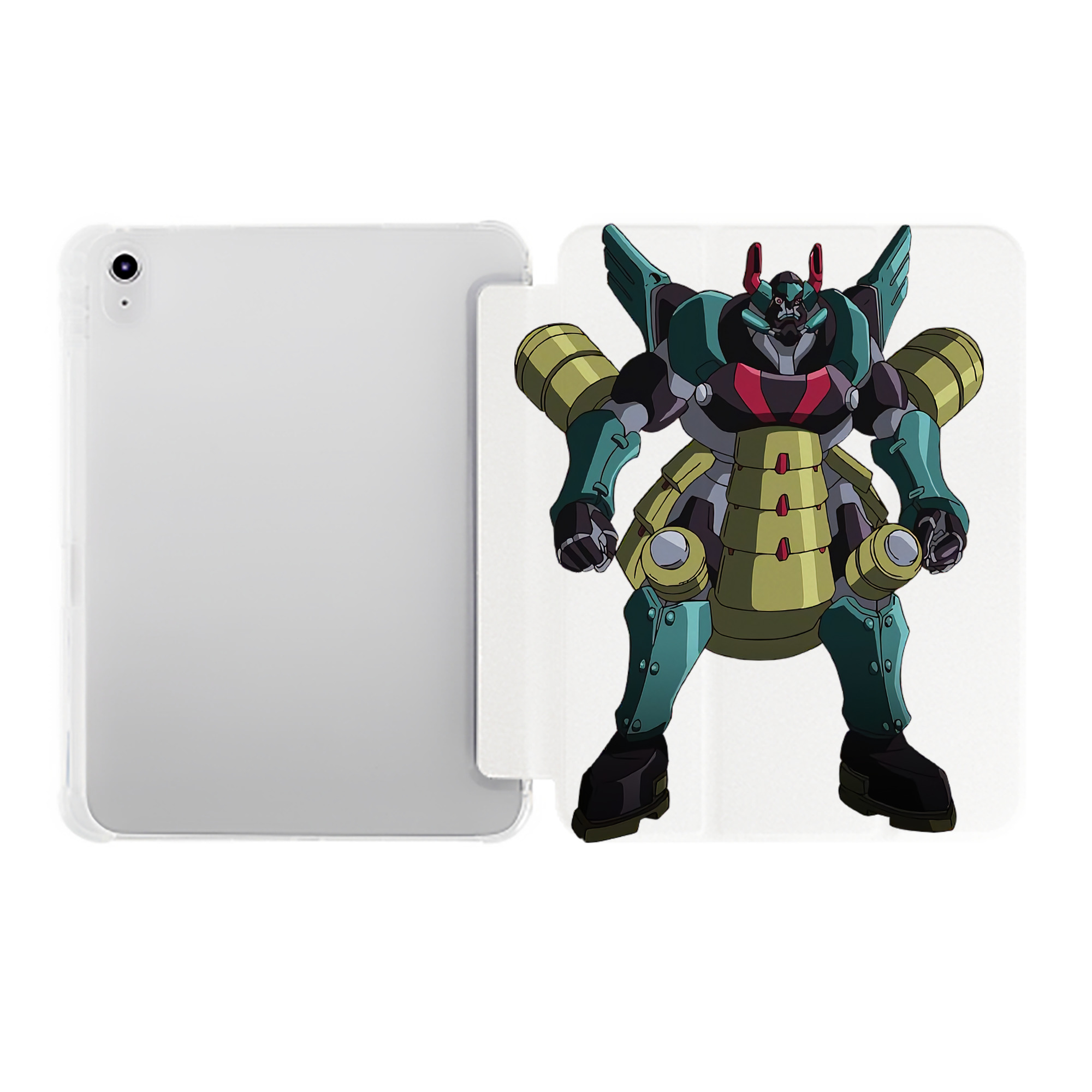 （画像用） 遊☆戯☆王 Yu-Gi-Oh! IPad ケース ペン収納付き 三つ折りスタンド PUレザー×シリコン 対応機種9.5/10.5/10.9インチ